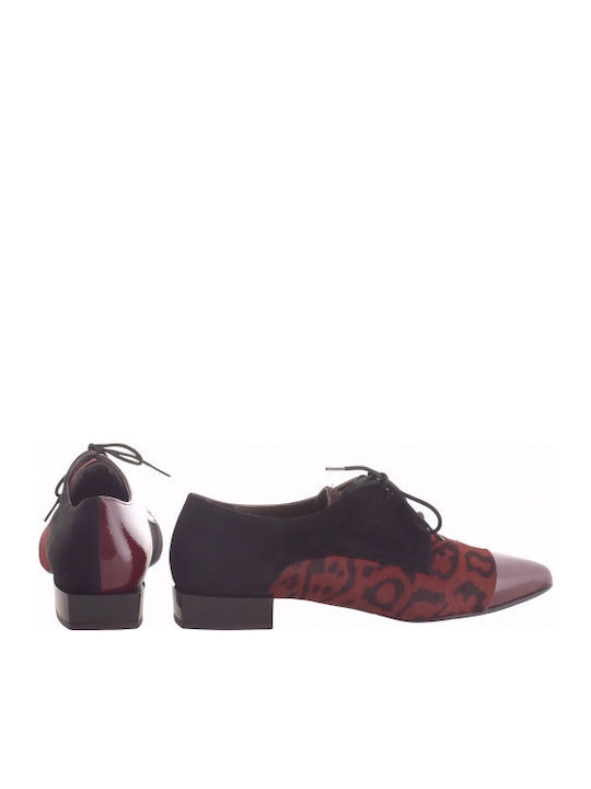Women's Oxford Shoes Burgundy
