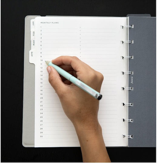 Filofax Σημειωματάριο A5 με Λευκές Σελίδες Πολύχρωμο