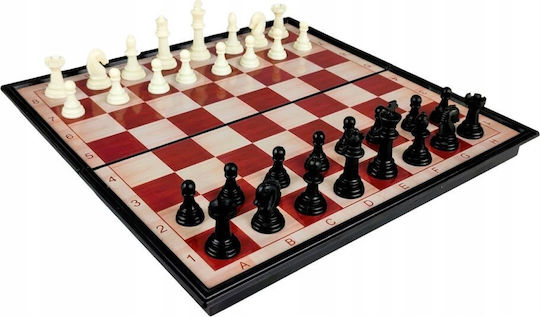 W&K Magnetisch Schach aus Holz 24.5x24.5cm