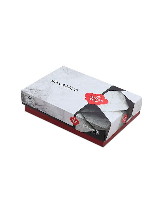 Cotton Box Duvet Cover Set Cotton Double with 2 Pillowcases 200x220 Box 4 Charcoal