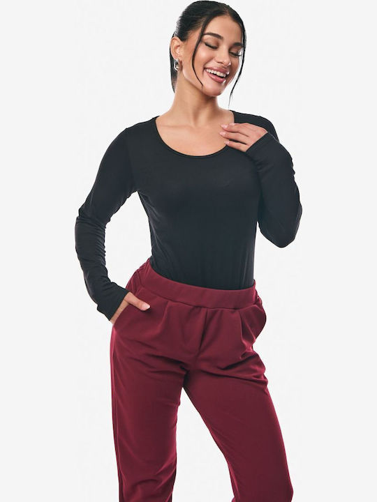 Body Pentru Femei Zâmbet Negru One Size