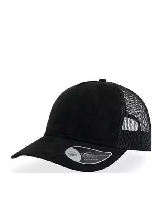 Atlantis Rapper Suede Five-Leaf Jockey Hat Code Rapper Suede Black