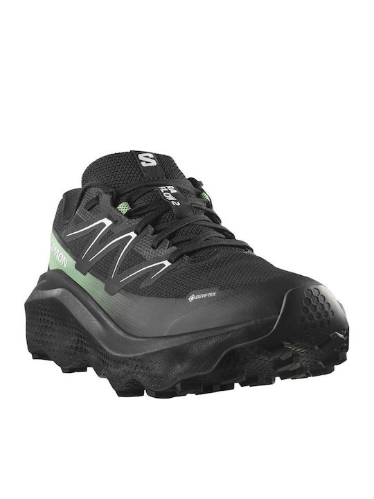 Salomon Ultra Flow Men's Hiking Shoes Waterproof With Gore-Tex Membrane Black