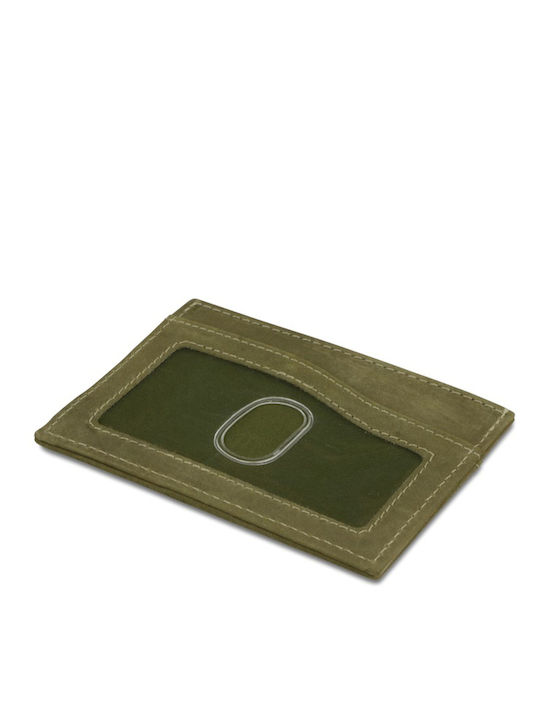 Leggera Кожен Мъжки Портфейл С RFID Зелен