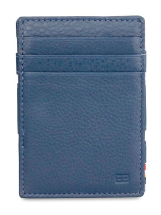 Essenziale Leather Men's Wallet Coins with RFID Blue