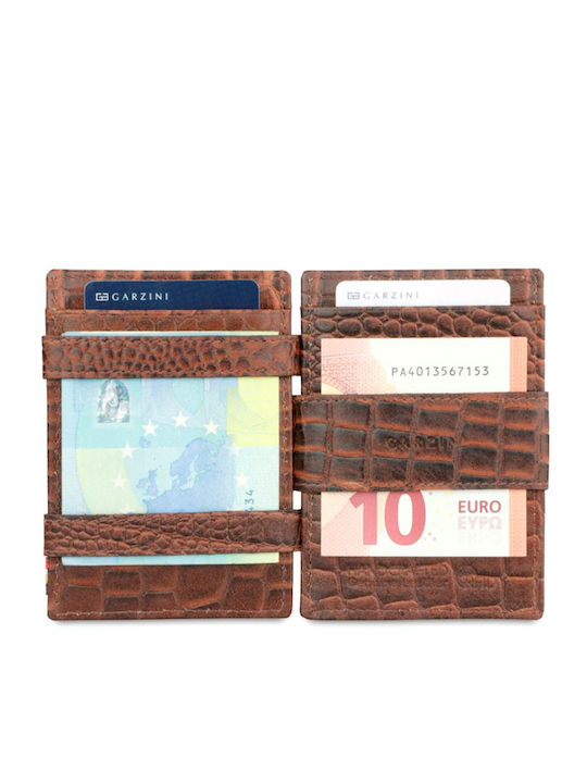 Essenziale Δερμάτινο Ανδρικό Πορτοφόλι με RFID Καφέ