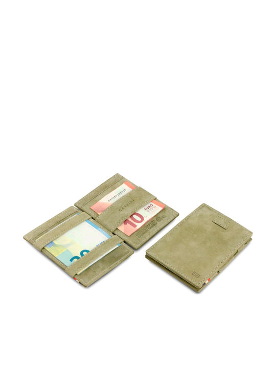 Cavare Кожен Мъжки Портфейл с RFID Зелен