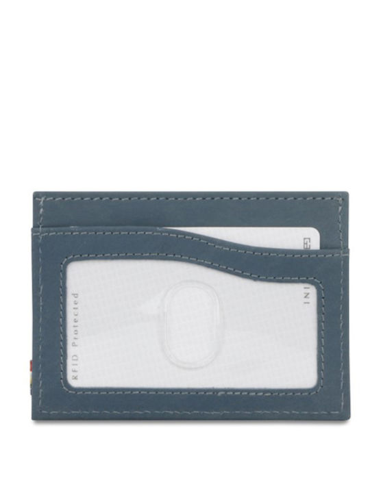 Leggera Leather Men's Wallet Classic with RFID Blue