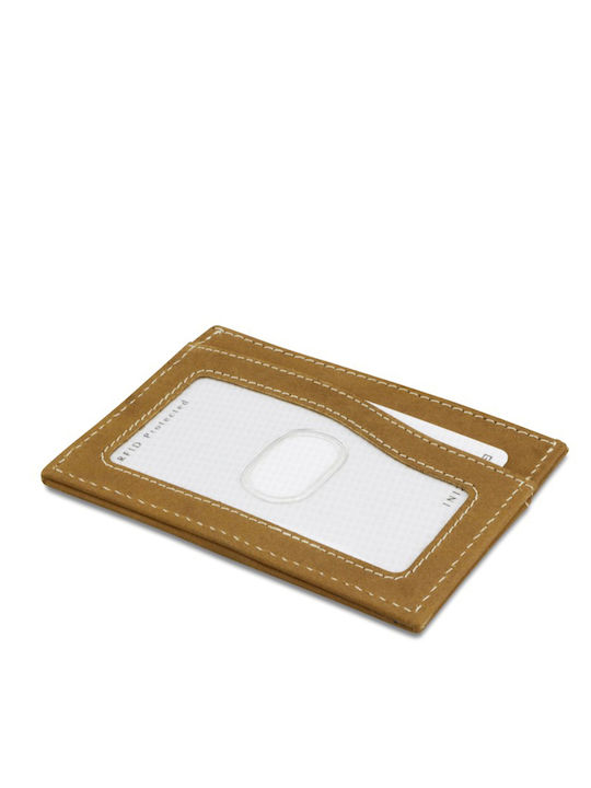 Leggera Δερμάτινο Ανδρικό Πορτοφόλι με RFID Καφέ