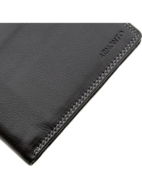 Δερμάτινο Ανδρικό Πορτοφόλι με RFID Μαύρο