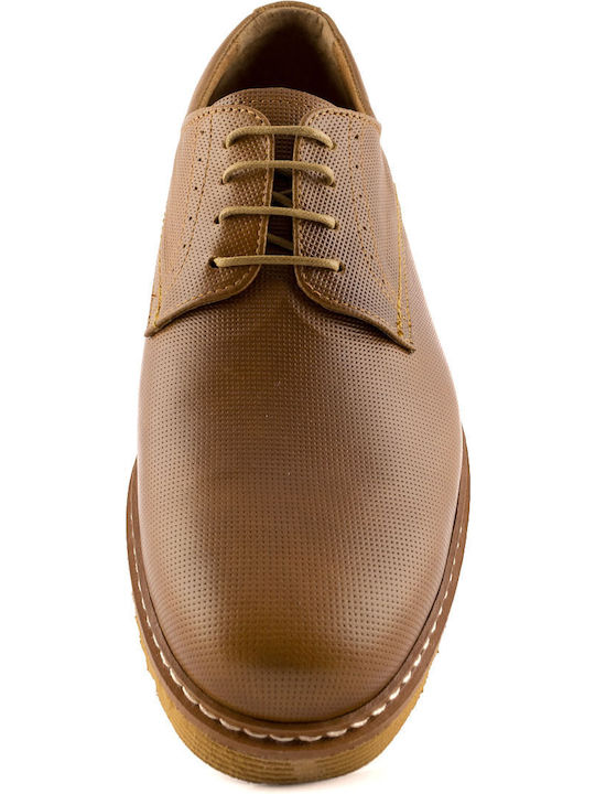 Men's Leather Oxfords Tabac Brown