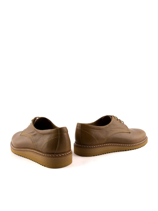 Men's Leather Oxfords Tabac Brown
