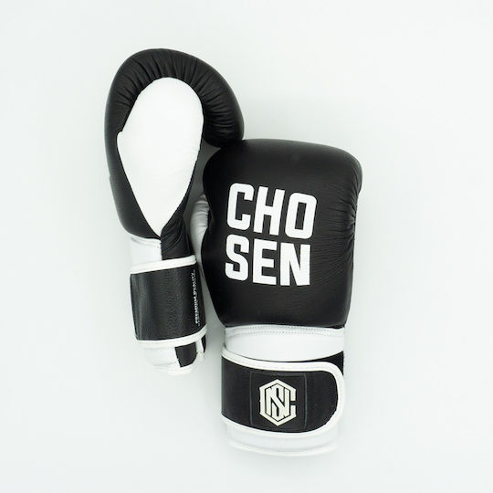Chosen Boxing Gloves Leather for Competition Black