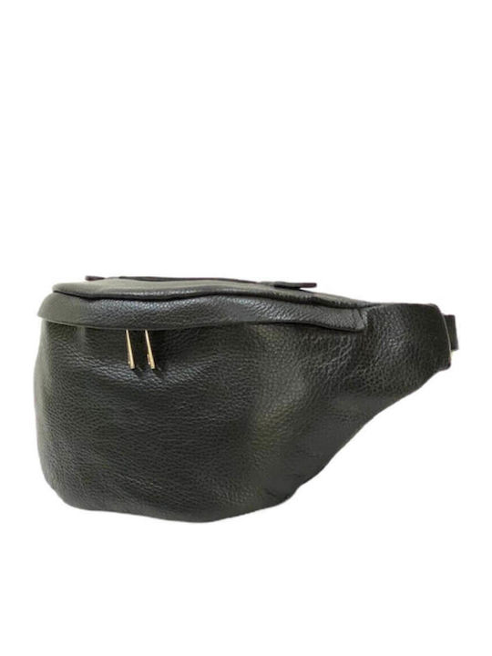 Leather Waist Bag Black