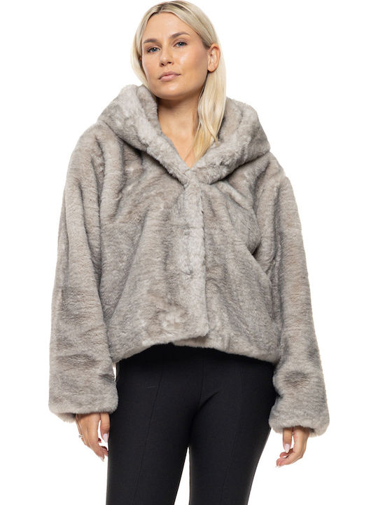 Дамска кожухарка Grey