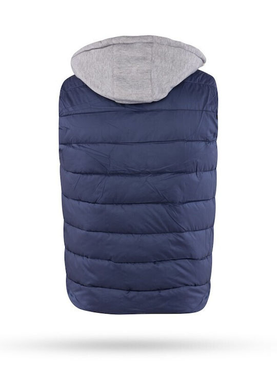 Sleeveless Jacket Blue