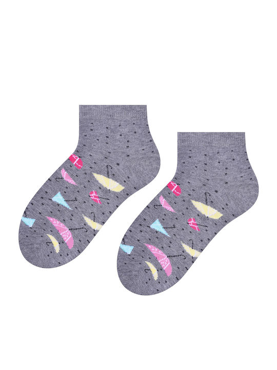 Steven Kids' Ankle Socks WHITE 2 Pairs