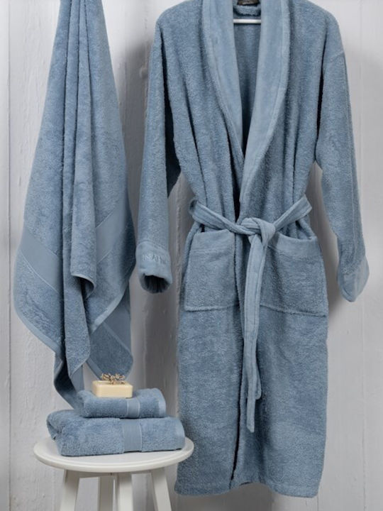 Naf Naf Bonjour Bademäntel Hellblau Xl