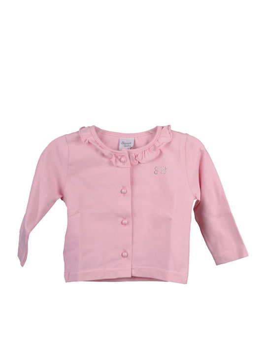 Kids Cardigan Cotton PINK
