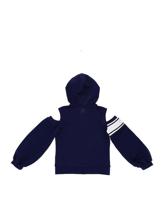 Monnalisa Kinderstrickjacke Blau