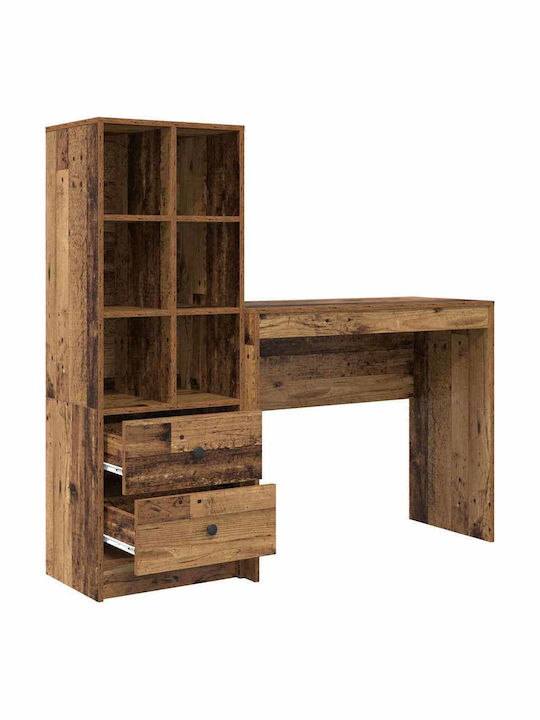 Desk Wooden Old Wood 90x40x76cm