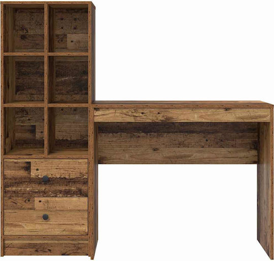 Desk Wooden Old Wood 90x40x76cm