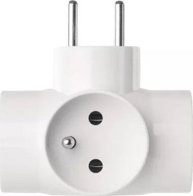 Emos T-förmiger Wandstecker