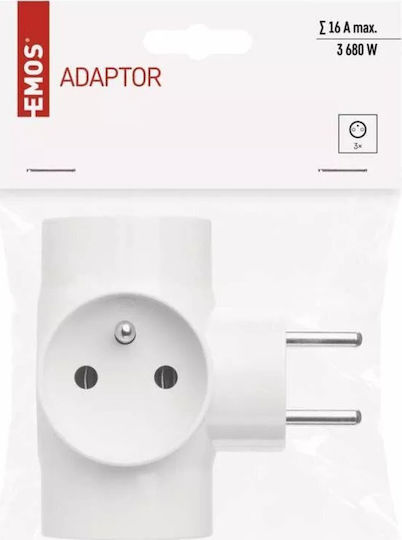 Emos T-förmiger Wandstecker