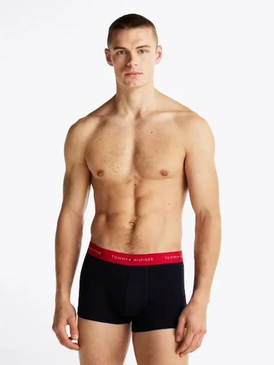 Tommy Hilfiger Μποξεράκια 3Pack Black, Red
