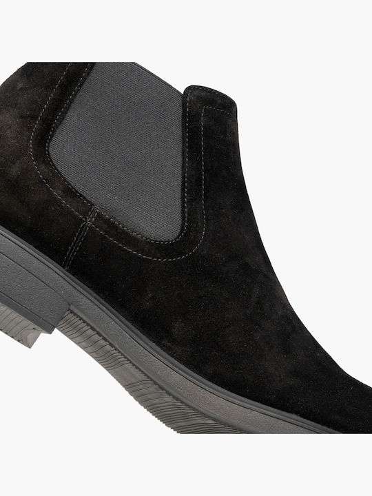 Piele Negru Ghete barbati