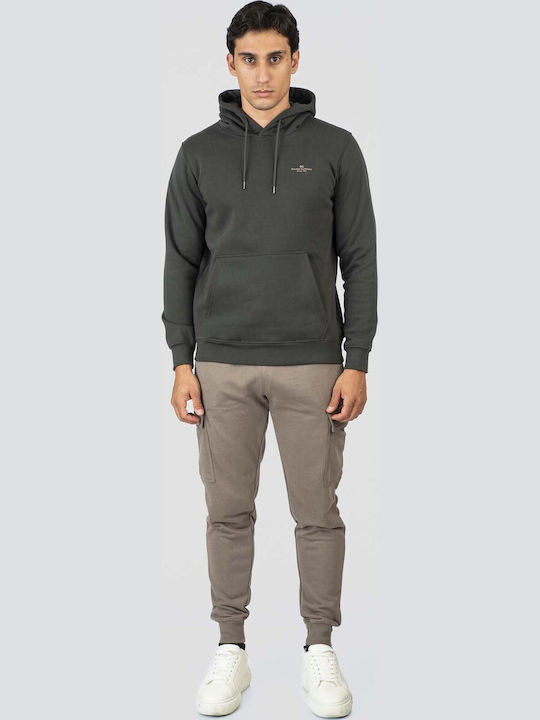 Cargo Sweatpants with Elastic Smoke