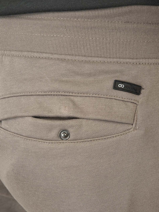 Cargo Sweatpants with Elastic Smoke