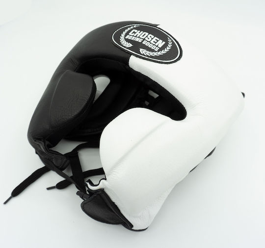 Chosen Adult Full Face Boxing Headgear Leather Black