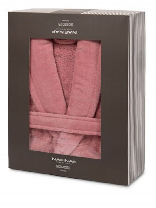 Naf Naf Bonjour Μπουρνούζι με Γιακά 450gr/m² Naf Naf Bonjour Μπουρνούζι με Γιακά 450gr/m²
