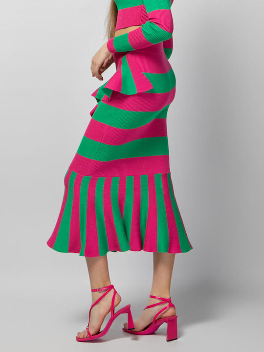 Floss High-waisted Midi Skirt Multi