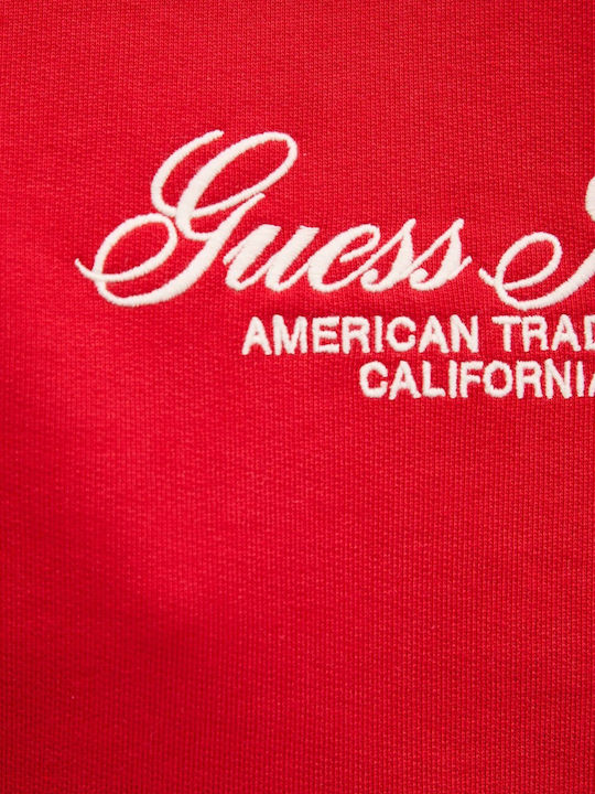 Women's Sweatshirt Hooded Red