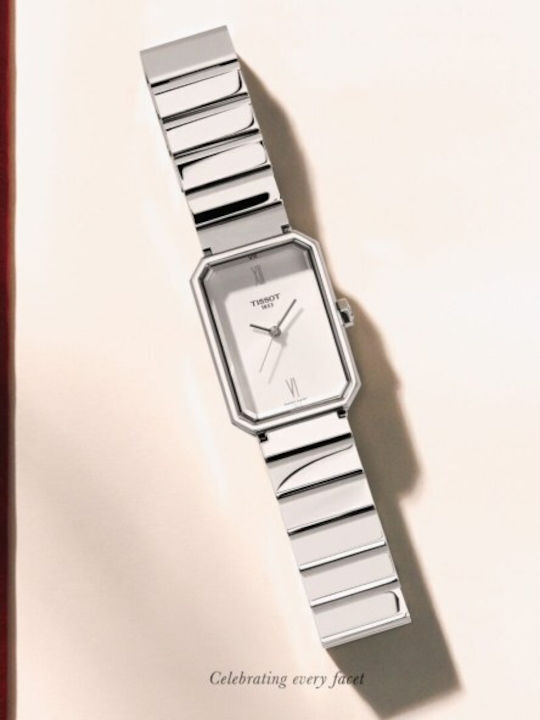 Tissot Women's Watch Battery with Silver Stainless Steel Bracelet