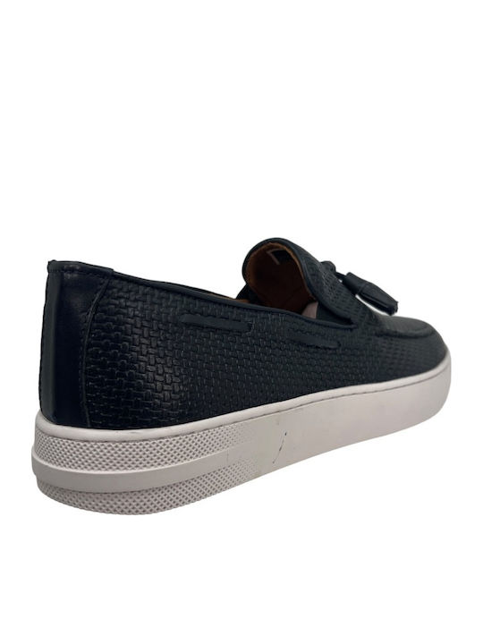 Women's Leather Oxford Shoes Blue