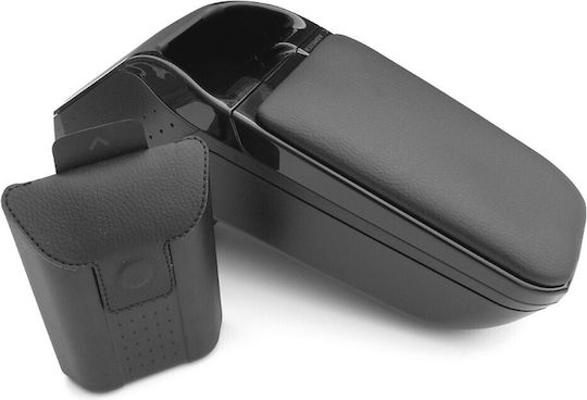 Rati Armster Car Leather Armrest for Renault Zoe 2020+ Black