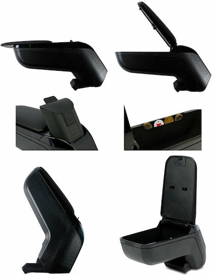 Rati Armster Car Leather Armrest for Renault Zoe 2020+ Black