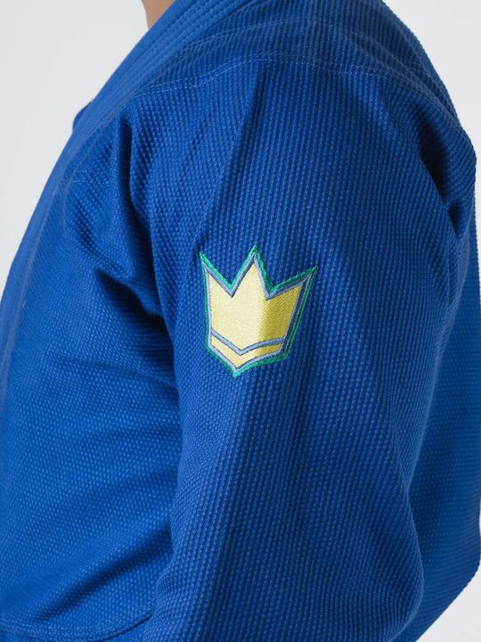 Kingz Bărbați Uniforme Jiu Jitsu brazilian Albastru