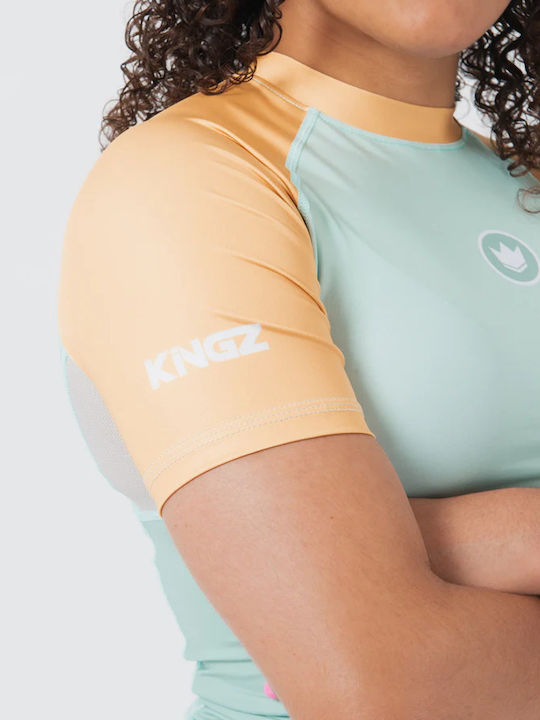 Kingz Short Sleeve Shirt KRS133 for Jiu-Jitsu Green