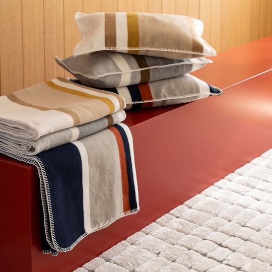Vivaraise Antonio Teppich Rechteckig Synthetisch,Polyester/Cotton/Leather Neige