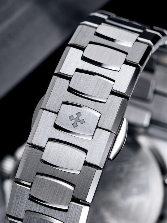 Venezianico Men's Watch Automatic with Silver Metal Bracelet