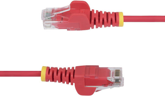 StarTech U/UTP Кат.6 (Gigabit) Мрежов Кабел Ethernet 7м Червен