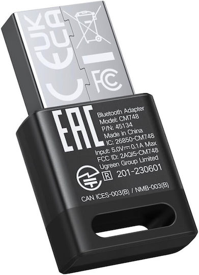 Usb Adapter Bt5.4 Plug & Play Ugreen Cm748 45134 Black