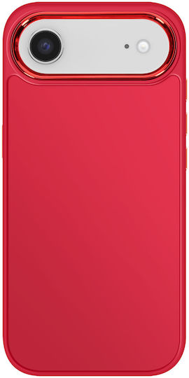 Avizar Case Iphone Air Matte Finish Metallic Camera Outline Red