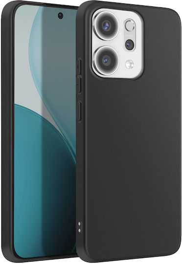 Калъф Avizar За Oppo Reno 14 В Ултра Тънък Гъвкав Антипръстов Силикон Черен