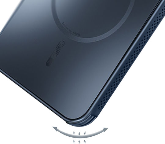 Калъф Abeel За Oppo Reno 14 Съвместим С Magsafe Двойна Защита На Камерата Син