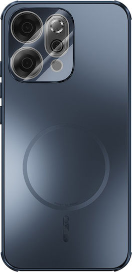 Калъф Abeel За Oppo Reno 14 Съвместим С Magsafe Двойна Защита На Камерата Син